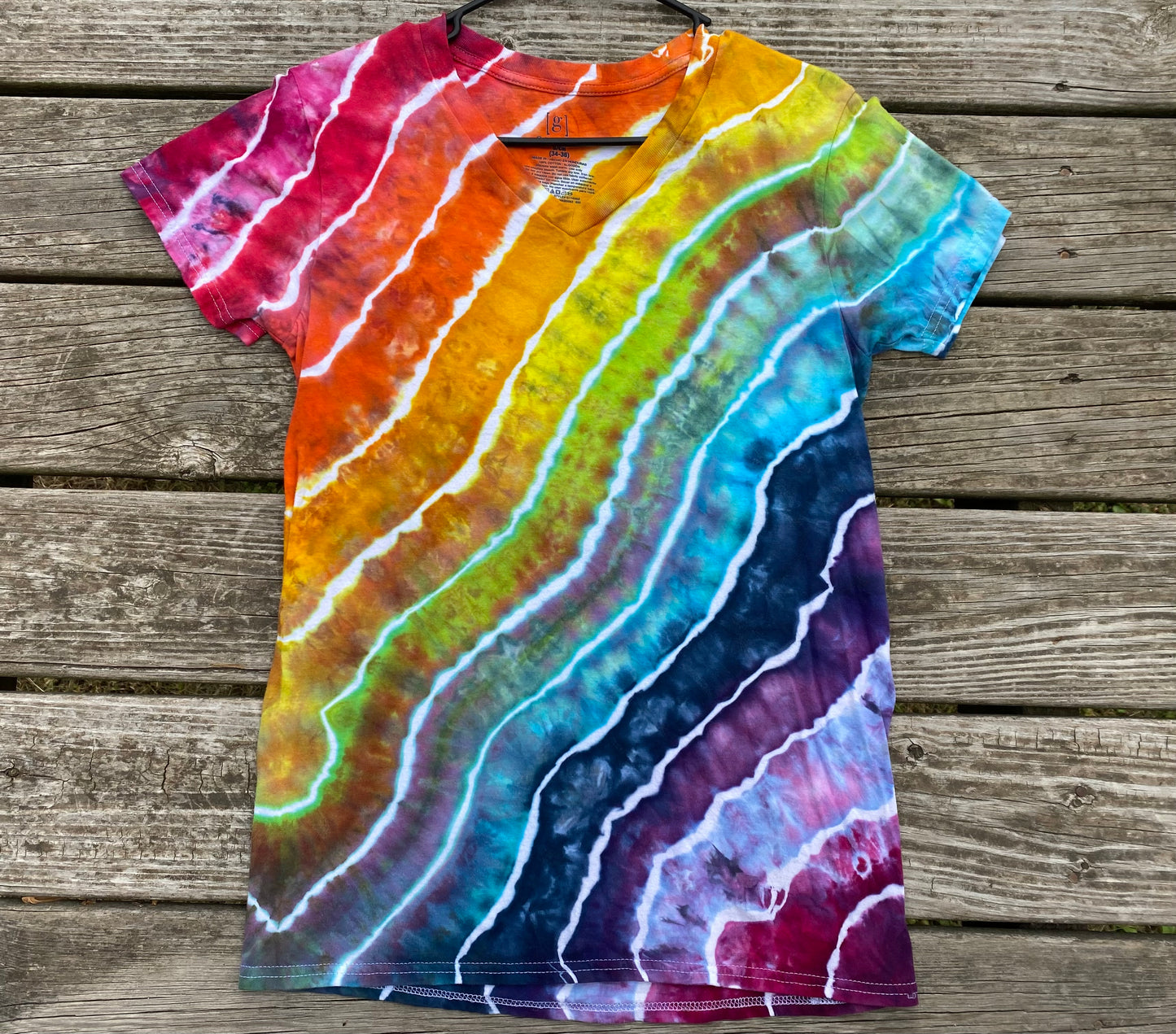 Any Size Unisex Sizing "40 Color" Design Rainbow Ice Dye Baby, Toddler, Youth and Adult Sizes!