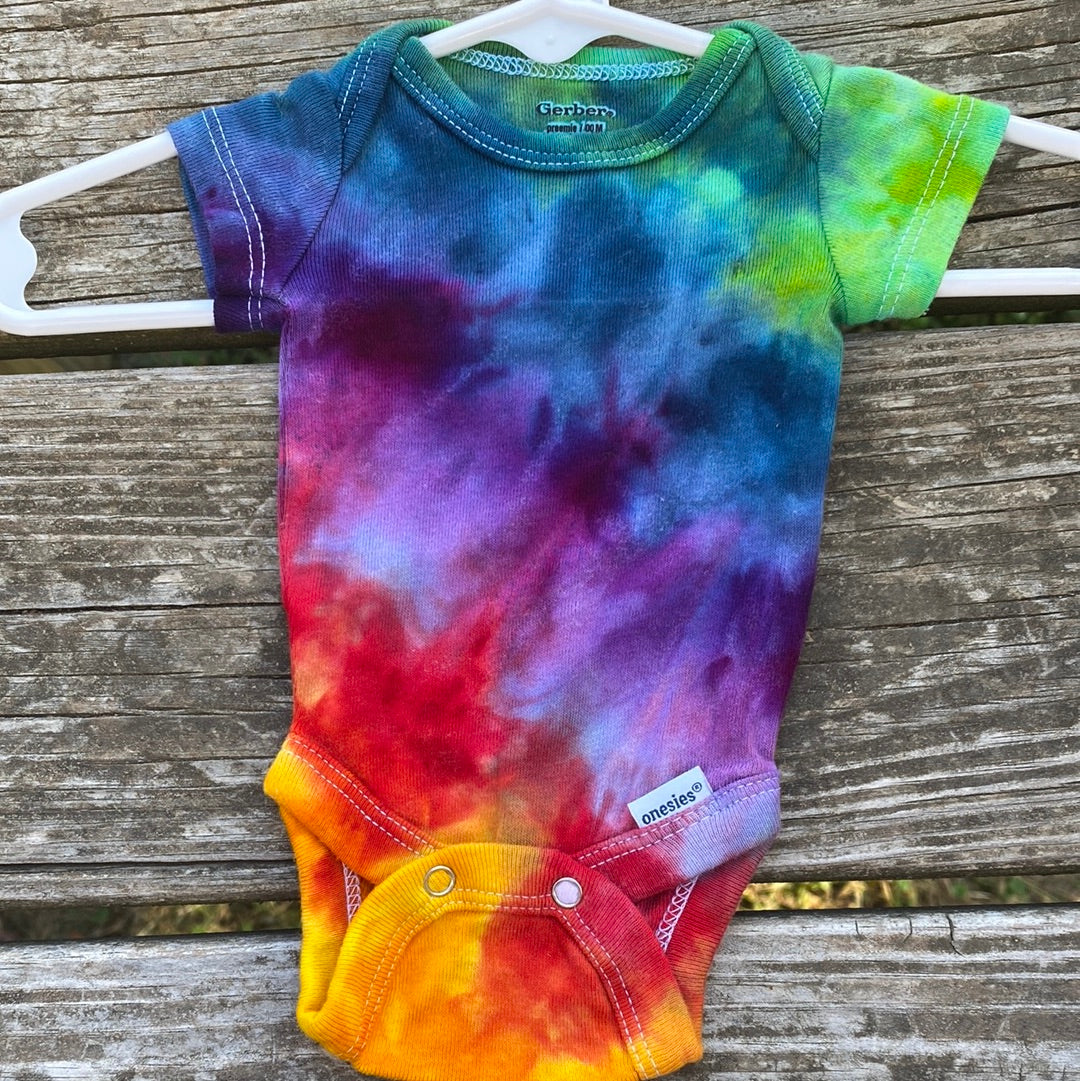 Premie baby bodysuit Gerber (rainbow)