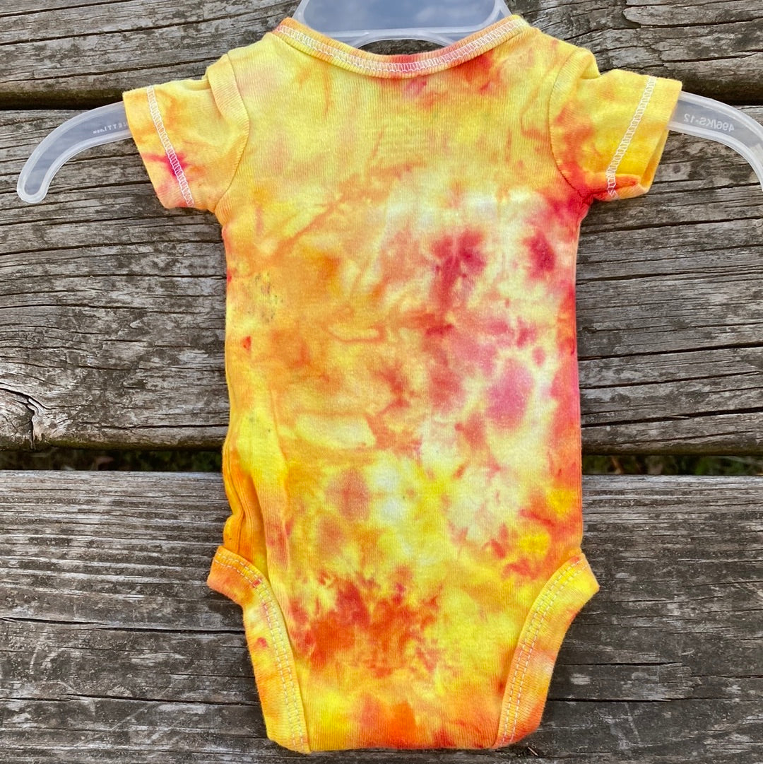 Premie baby bodysuit carters (yellow and red)