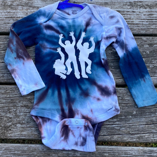 Gerber 24 month baby bodysuit (blue zombies)