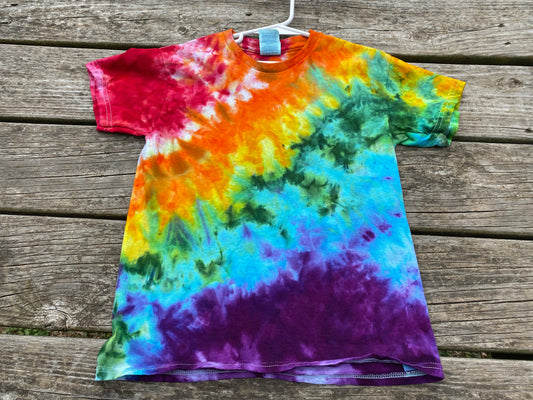 Delta youth medium rainbow ice dyed