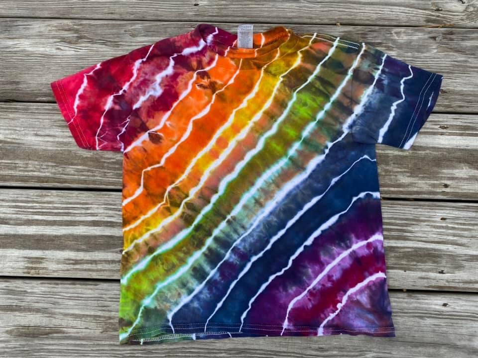 Any Size Unisex Sizing "40 Color" Design Rainbow Ice Dye Baby, Toddler, Youth and Adult Sizes!