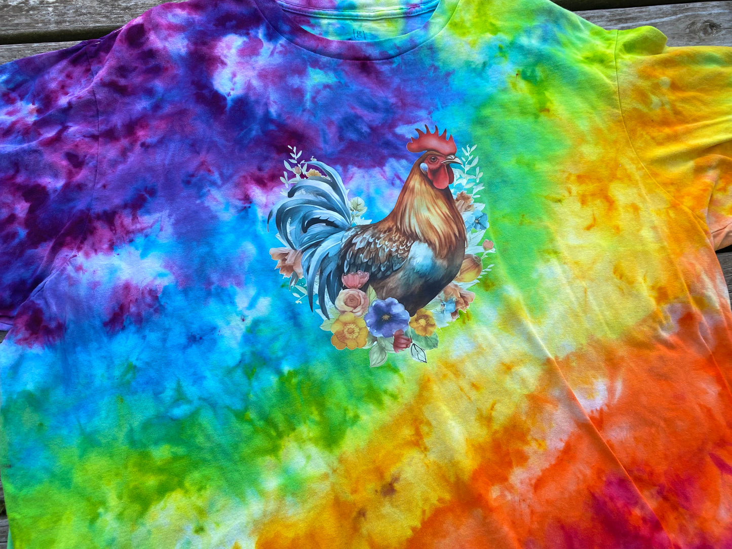 George 3XL chicken rainbow scrunch