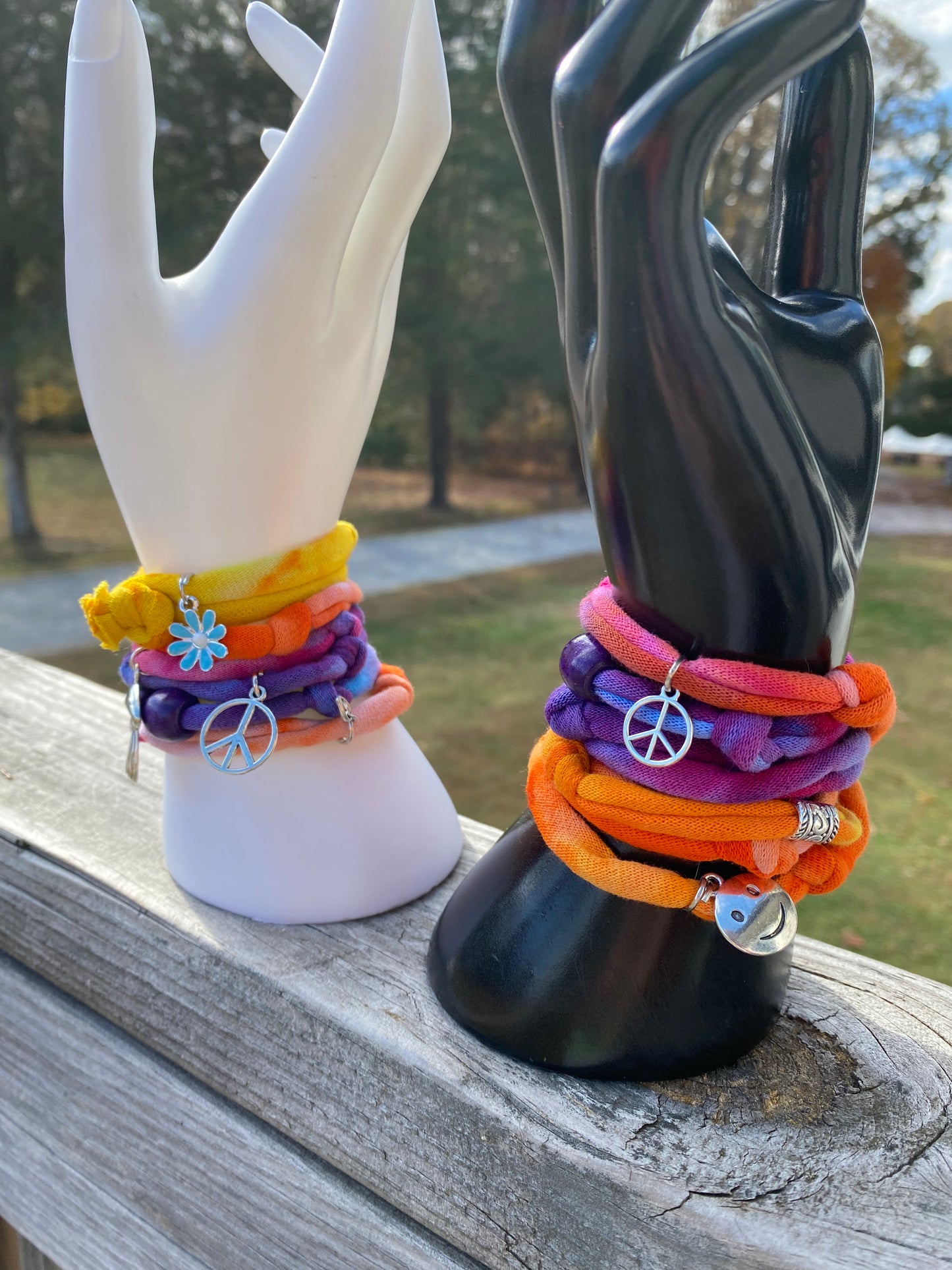 Happy Hippie Natural Wraps - Charm Bracelet, anklet and more! Beautiful and unique! You choose!