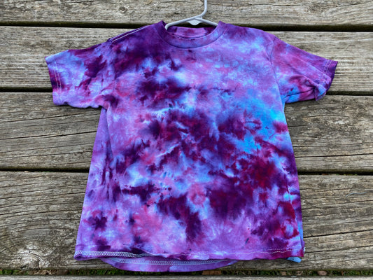 Delta brand 5t purple and blues ice dyed scrunch toddler T-shirt