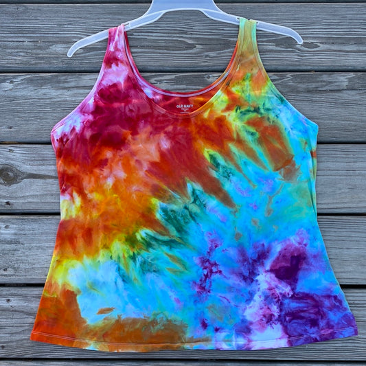 2XL Old Navy First-Layer Tank Top for Women Rainbow
