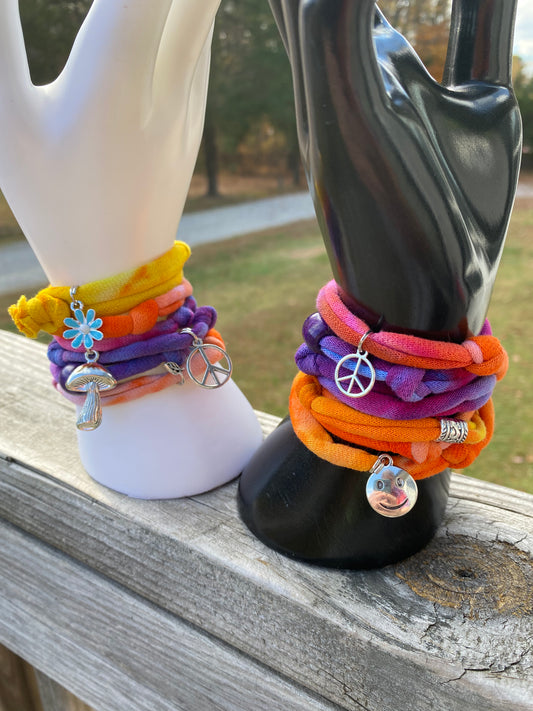 Happy Hippie Natural Wraps - Charm Bracelet, anklet and more! Beautiful and unique! You choose!