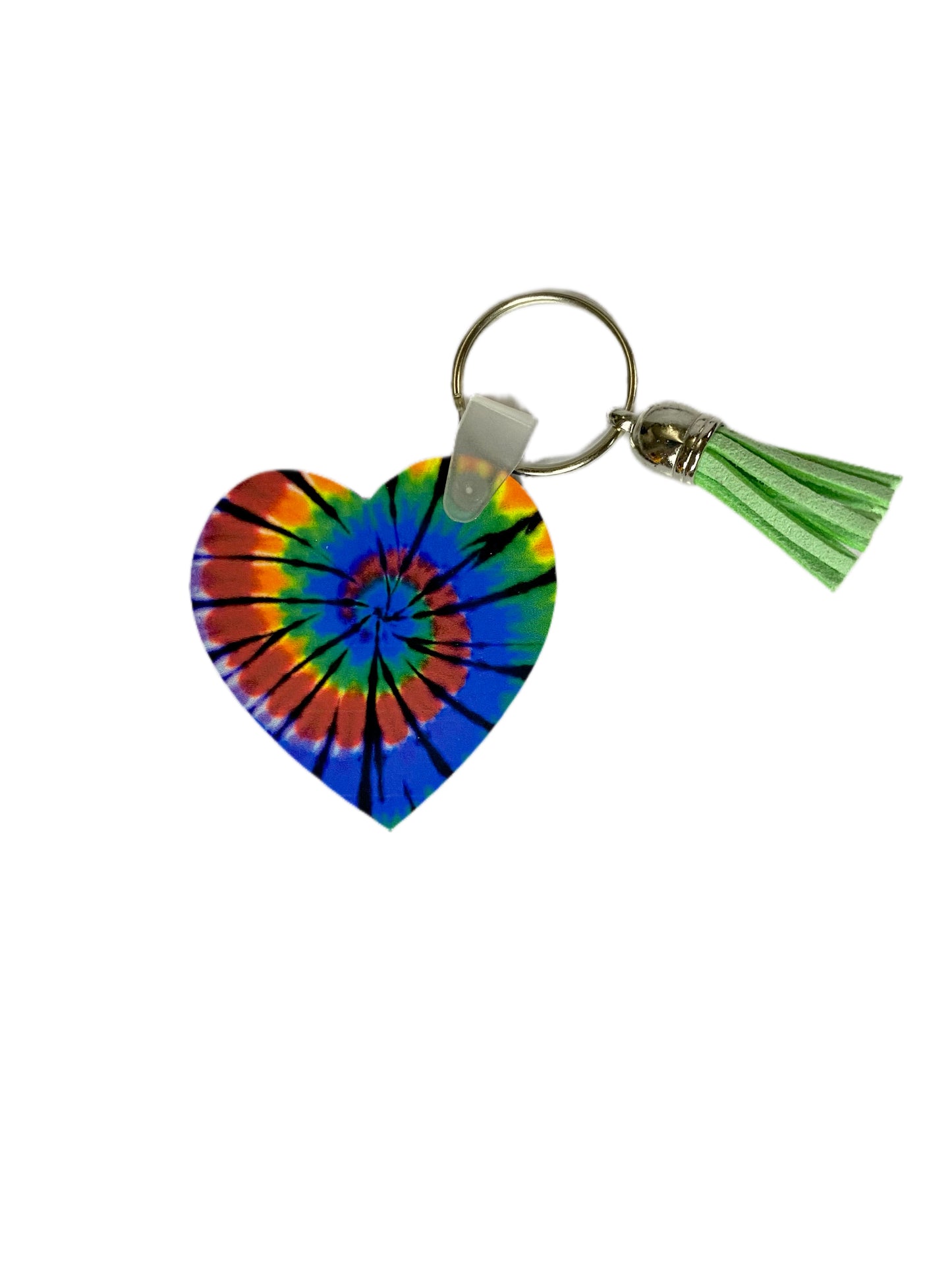 Heart Addy's design keychain tie dye