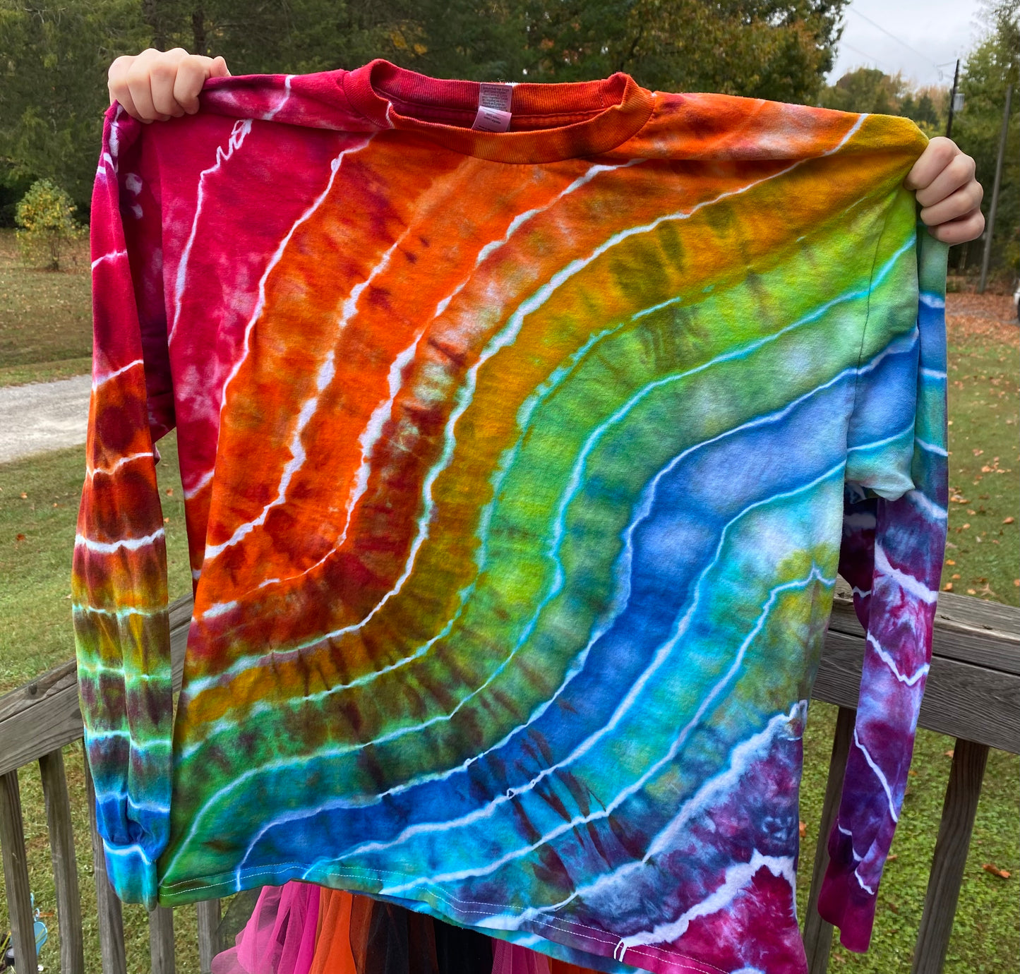 Any Size Unisex Sizing "40 Color" Design Rainbow Ice Dye Baby, Toddler, Youth and Adult Sizes!