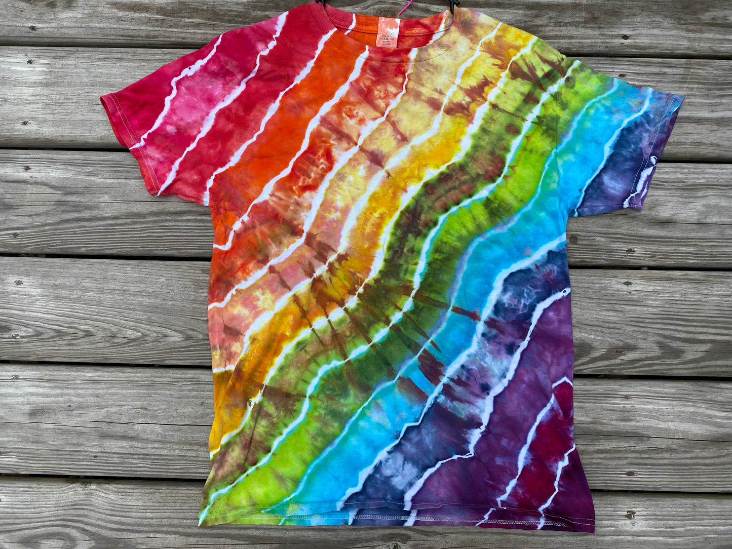 Any Size Unisex Sizing "40 Color" Design Rainbow Ice Dye Baby, Toddler, Youth and Adult Sizes!