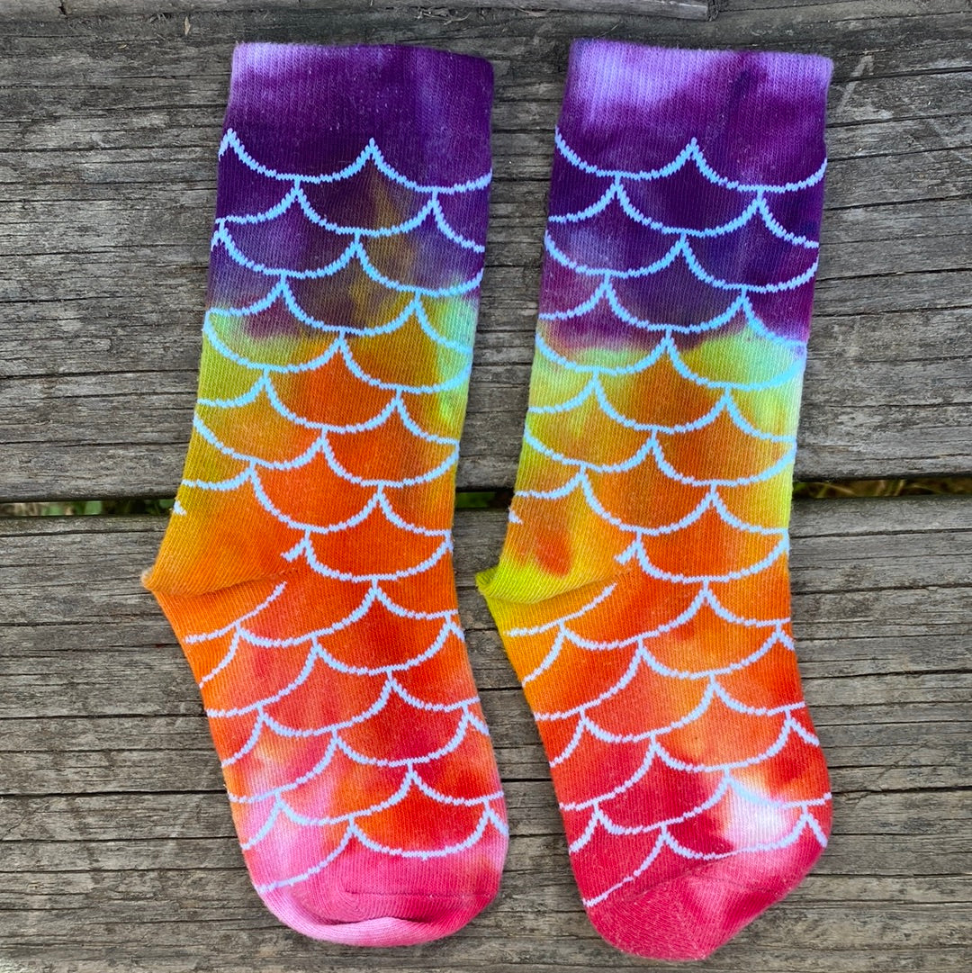 Kids crazy mermaid socks - you choose!