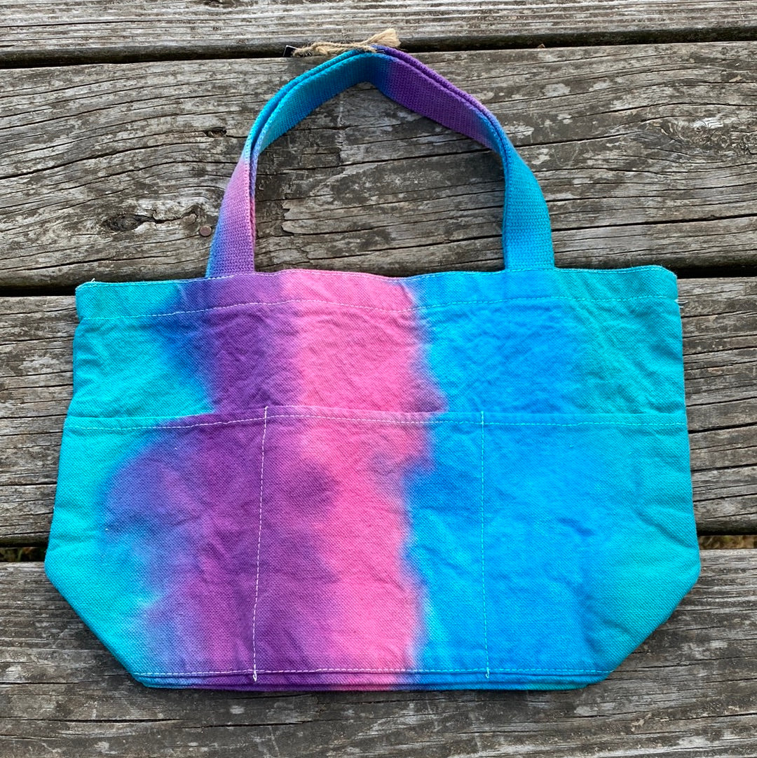 Small tool bag/tote (pink blue purple)