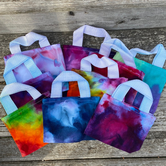 Small canvas bags/totes perfect for toddlers 6”x4.5”