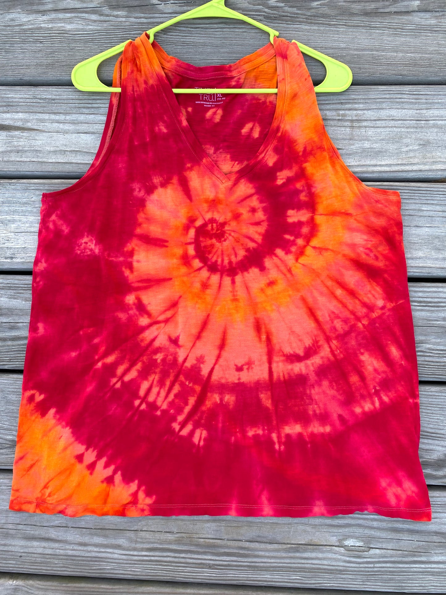 Time and tru xl tank (red and orange)