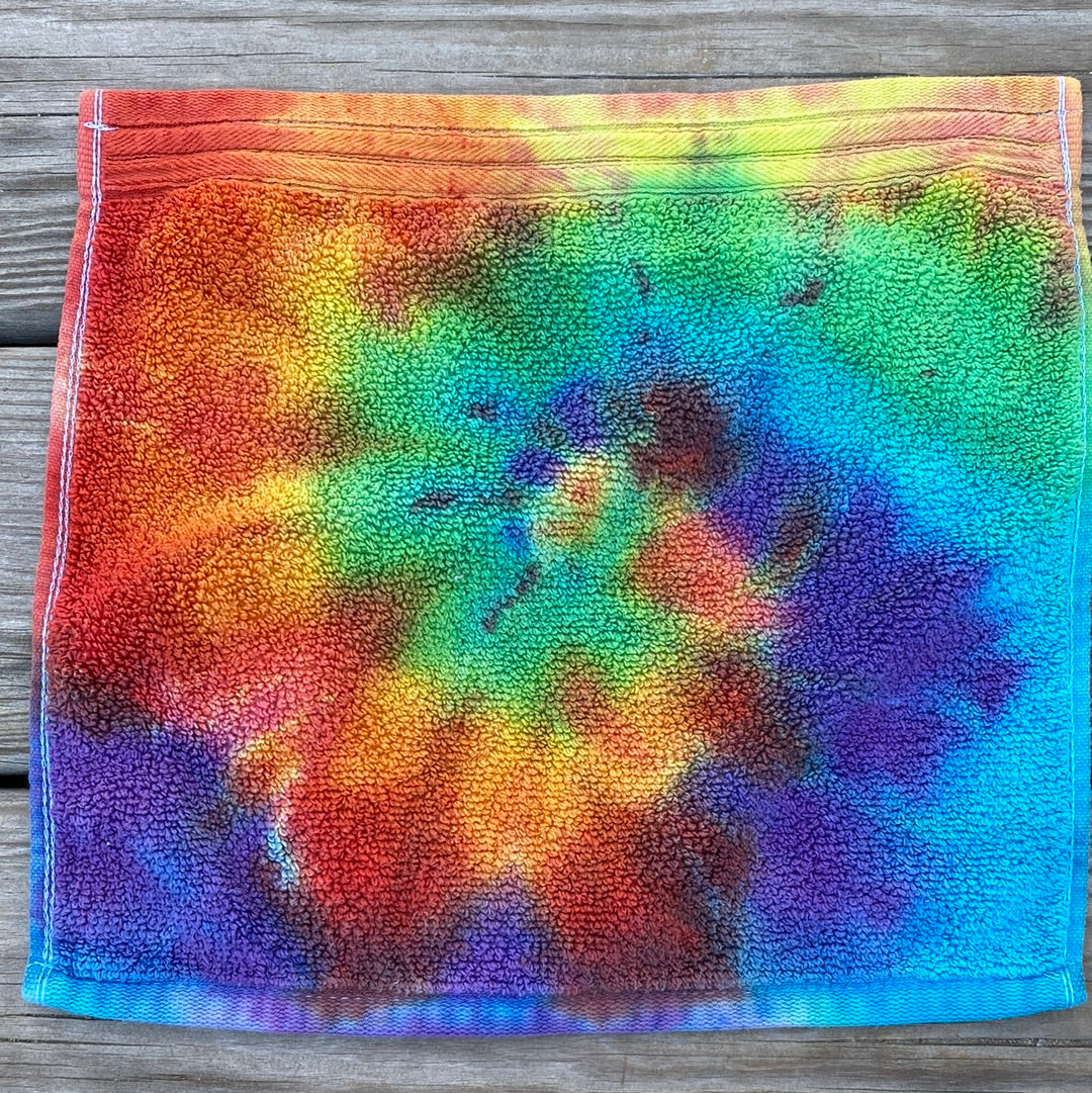 Washcloth - your choice rainbow, greens, spirals