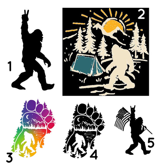 Step 2: Pick Your Design Bigfoot Sasquatch Themes