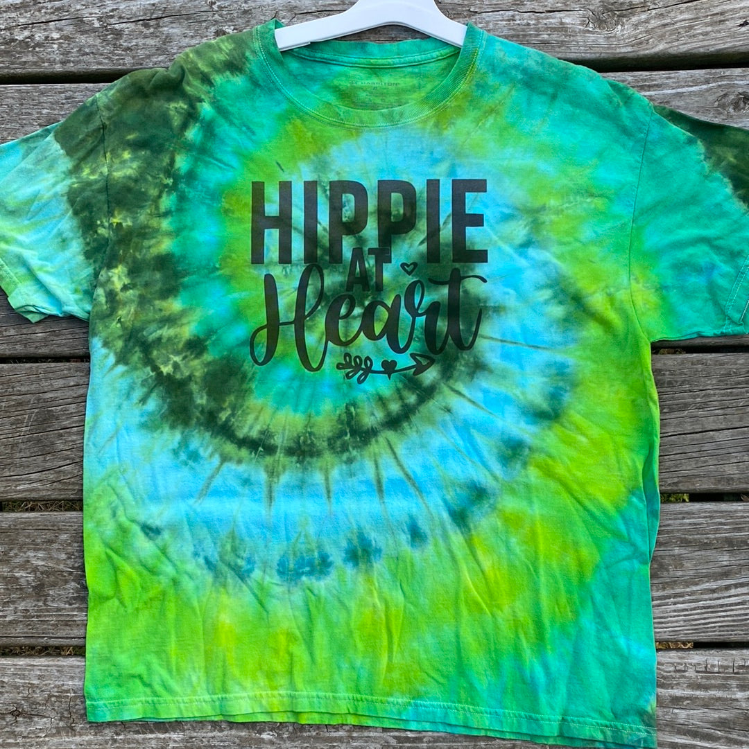 Harrington xl runs small hippie at heart green spiral