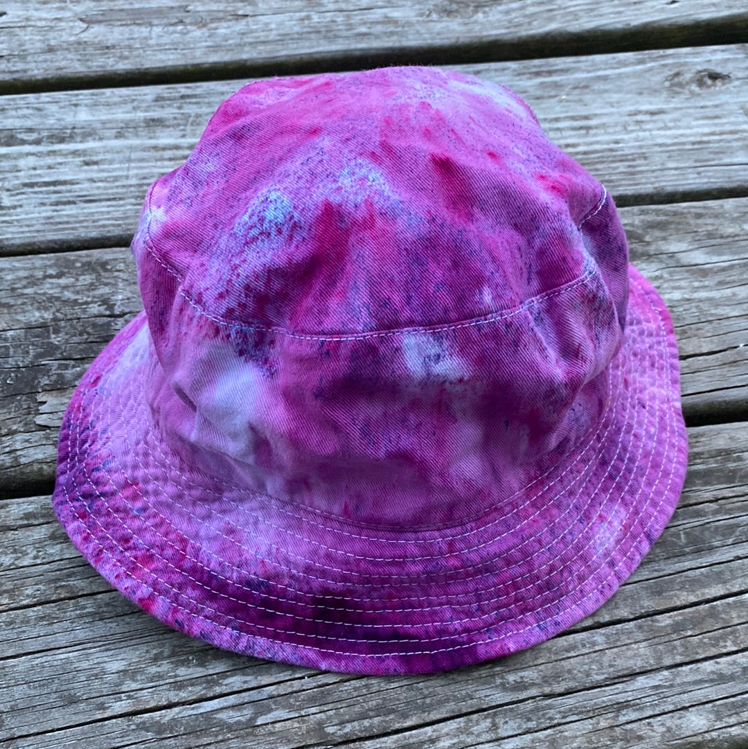 Adult sized Bucket hat cap purple